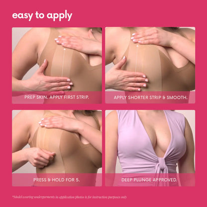 Invisible Silicone Breast Lift Tape for Backless Dresses