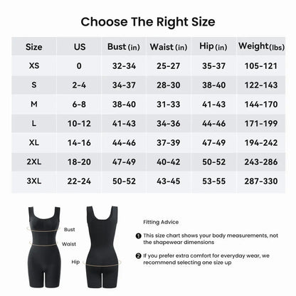 Easy-Off Tummy Control Bodysuit – Scrunch Back, Butt Lifting, Postpartum Shaper