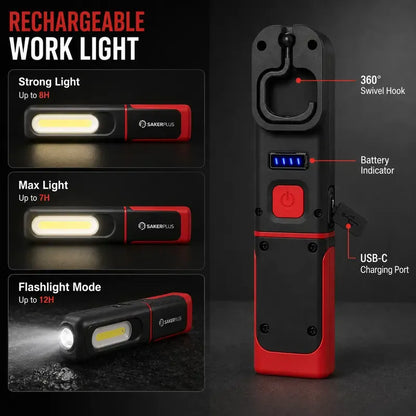 1500LM Rechargeable Work Light – Magnetic LED Mechanic Light