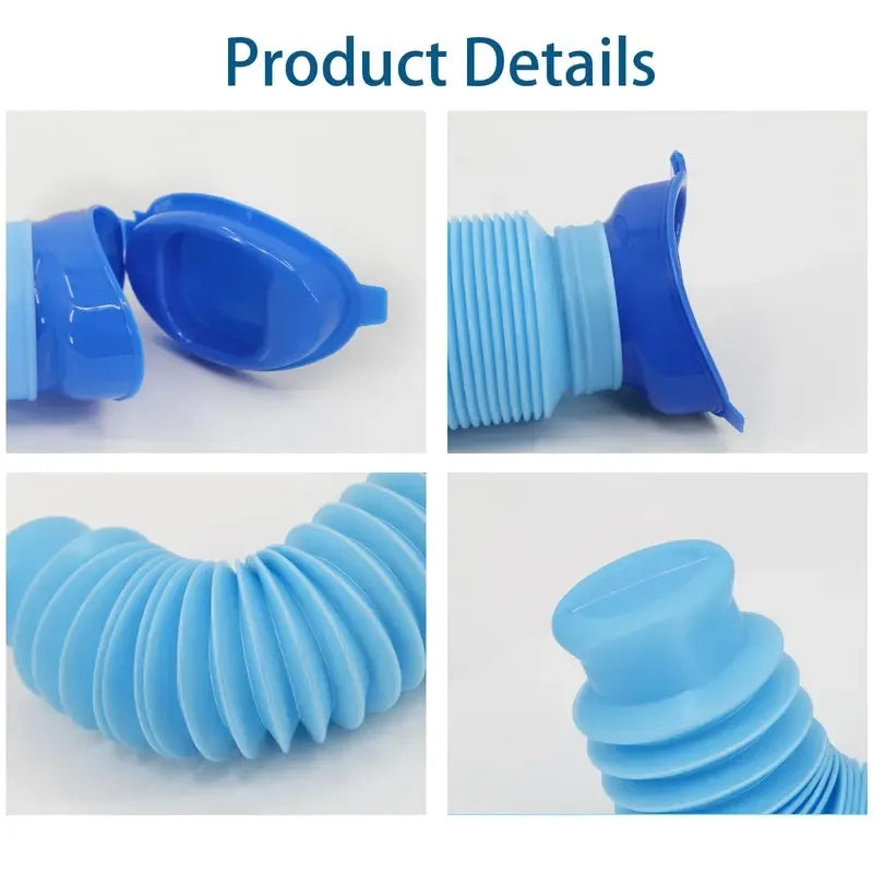 Portable Emergency Urinal – Leak-Proof, Collapsible & Spill-Proof for Travel