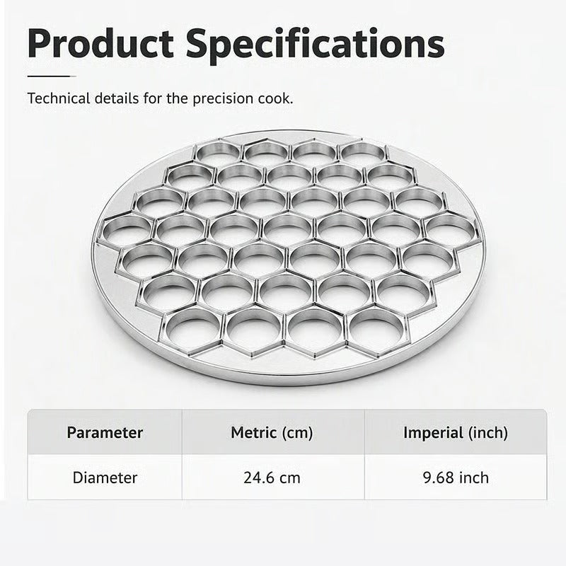 37-Hole Dumpling Mold – Quick Batch Making Tool