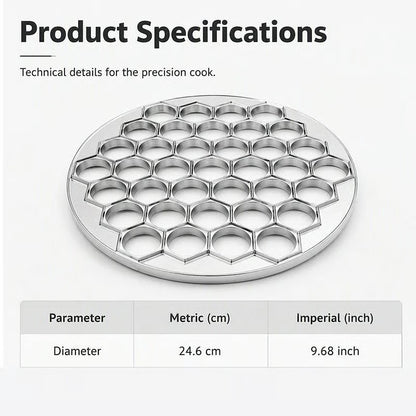37-Hole Dumpling Mold – Quick Batch Making Tool