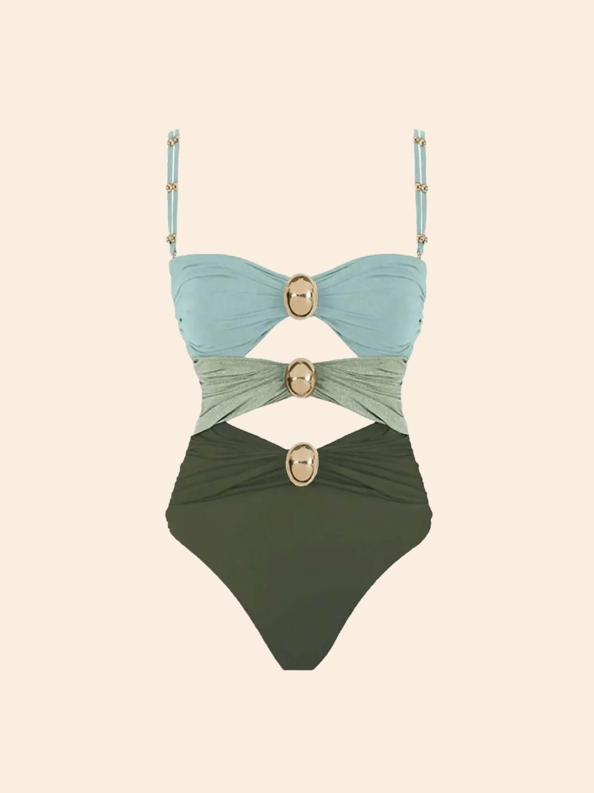 The Mare Colorblock Cutout One-Piece