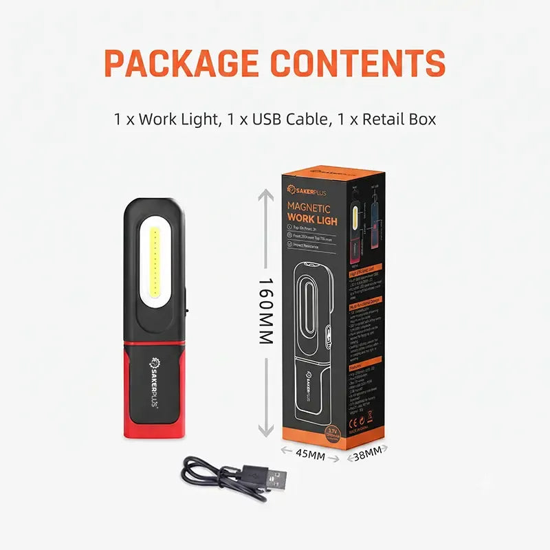 1500LM Rechargeable Work Light – Magnetic LED Mechanic Light