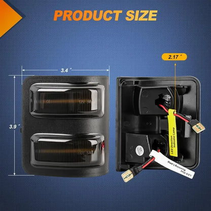 Switchback LED Mirror Turn Signal Lights