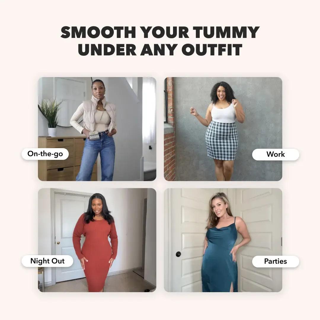 High-Waisted Shapewear Panty, Seamless Tummy Control & No-Roll Fit