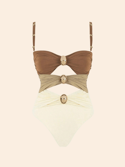 The Mare Colorblock Cutout One-Piece