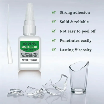 4PCS Fast-Setting Super Glue – Strong Multi-Surface Adhesive