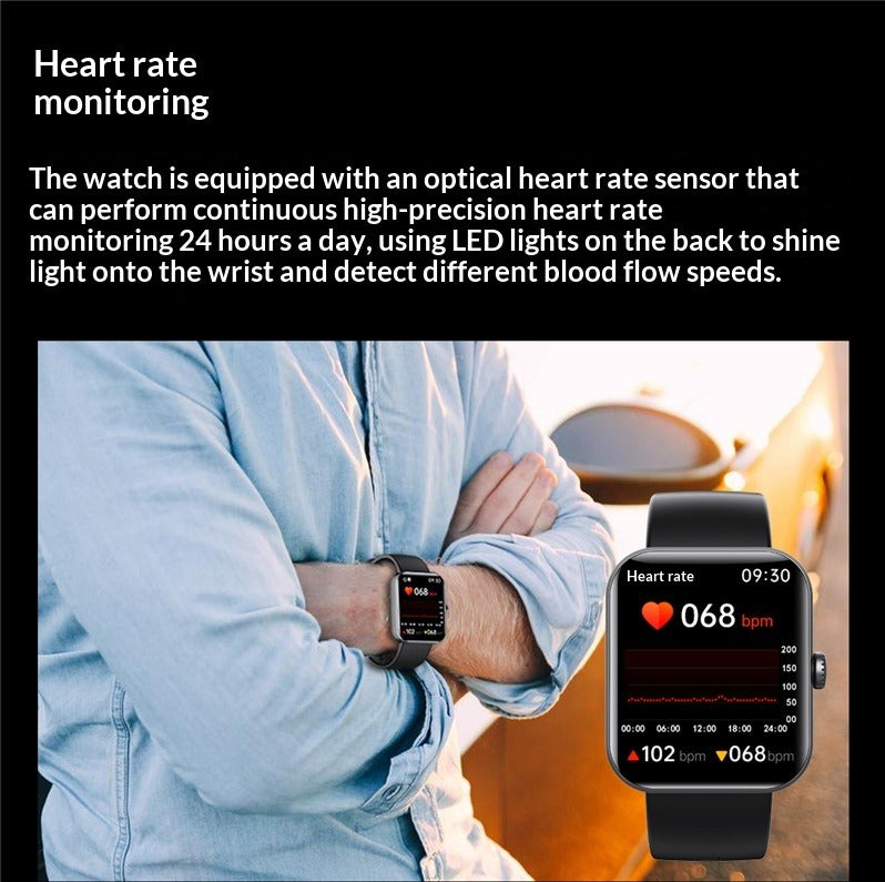 Smart Watch with Health Tracking, 50+ Sports Modes & HD Display