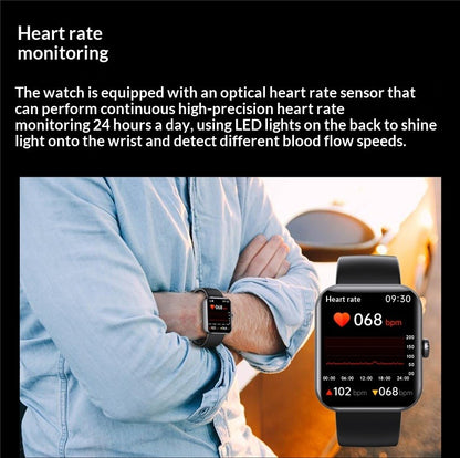 Smart Watch with Health Tracking, 50+ Sports Modes & HD Display