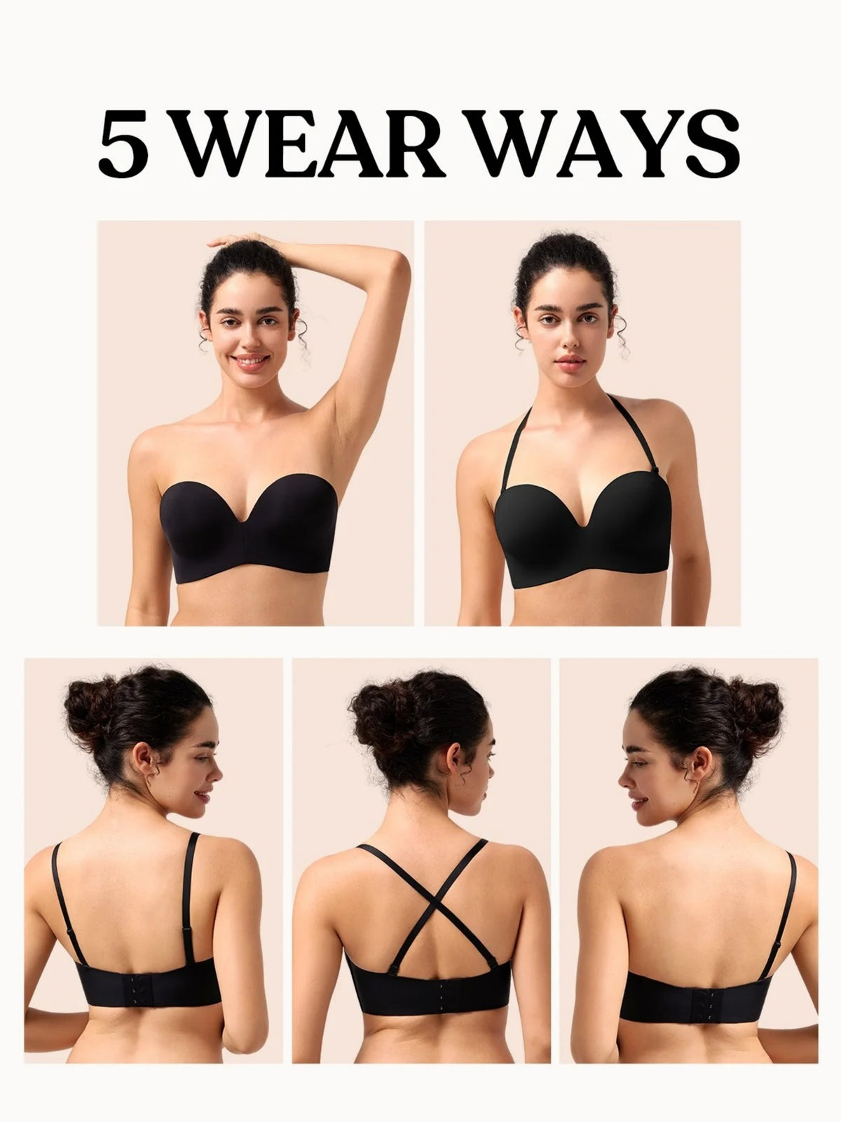 The Nola Seamless Wireless Strapless Bra