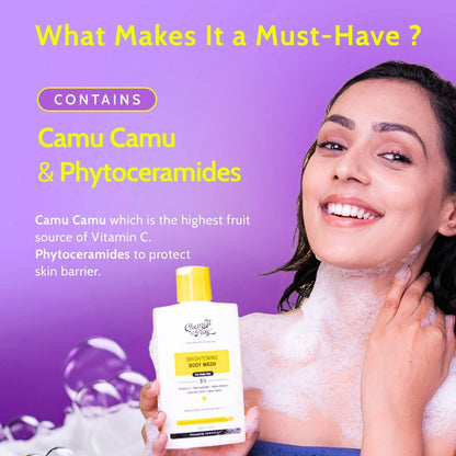 Vitamin C Brightening Body Wash with Glycolic Acid & Niacinamide