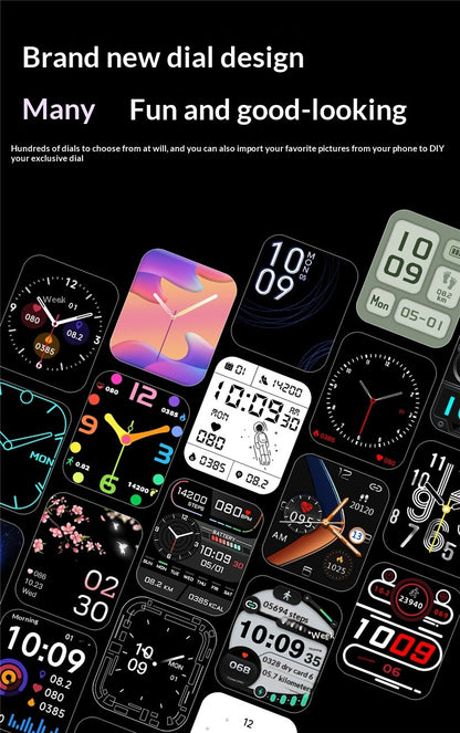 Smart Watch with Health Tracking, 50+ Sports Modes & HD Display