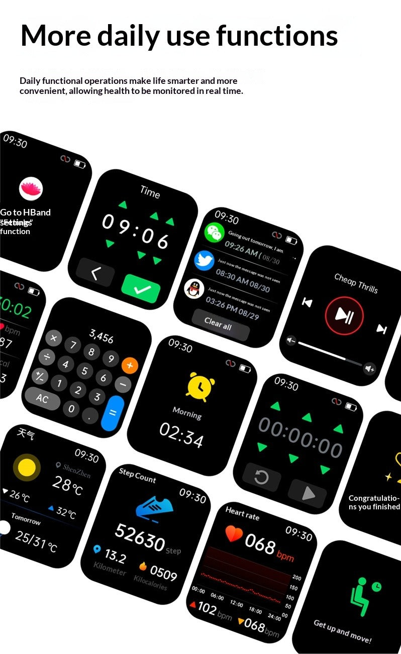 Smart Watch with Health Tracking, 50+ Sports Modes & HD Display