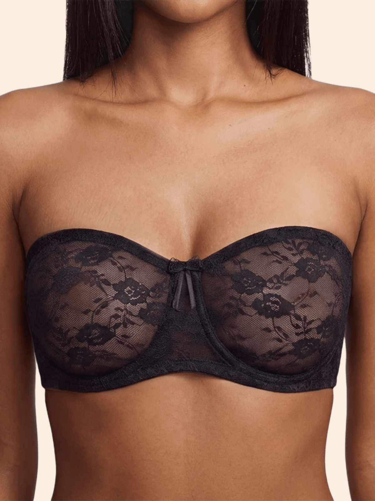 The Liora Non-Slip Strapless Lace Bra