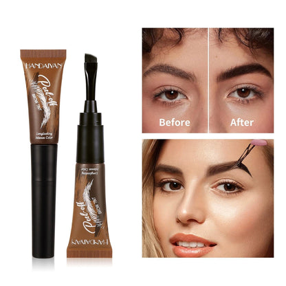 Women's 2-Piece Eyebrow Tint Set – 5-Color Waterproof & Long-Lasting Brow Gel