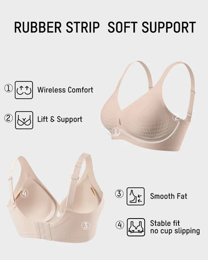 Invisible Jelly Lift Bra – Breathable Hollow Seamless Support