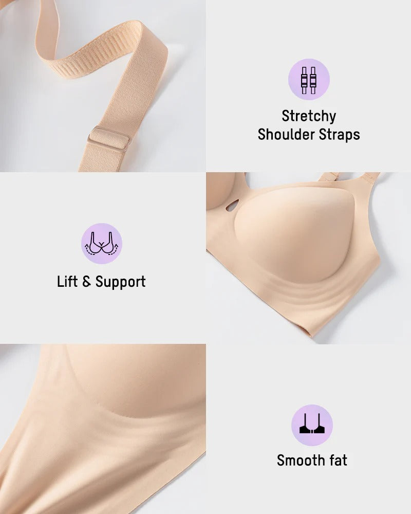 Invisible Jelly Lift Bra – Breathable Hollow Seamless Support