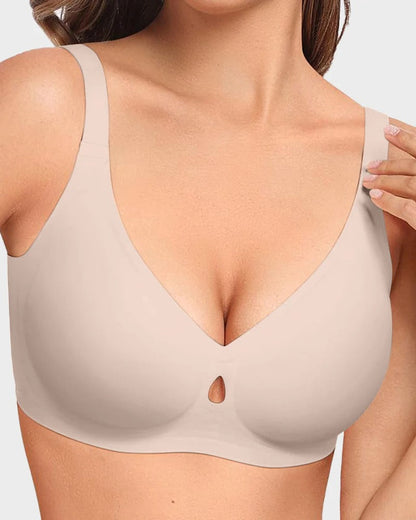 Invisible Jelly Lift Bra – Breathable Hollow Seamless Support