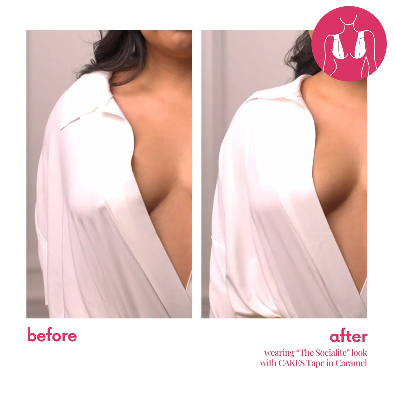 Invisible Silicone Breast Lift Tape for Backless Dresses
