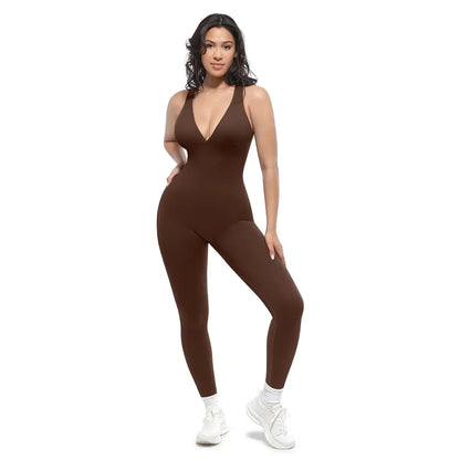 Deep V Sculpting Shapewear Bodysuit – Smooth, Lift & Shape Effortlessly
