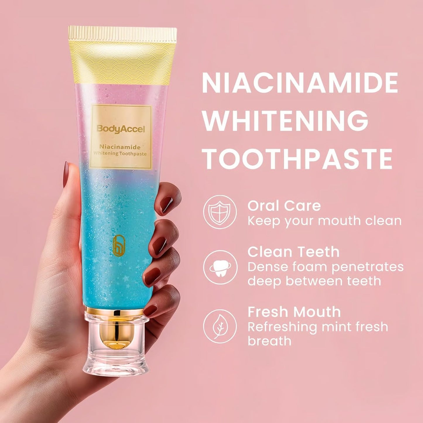 Probiotic Whitening Toothpaste – Fluoride-Free Brightening & Anti-Plaque Care