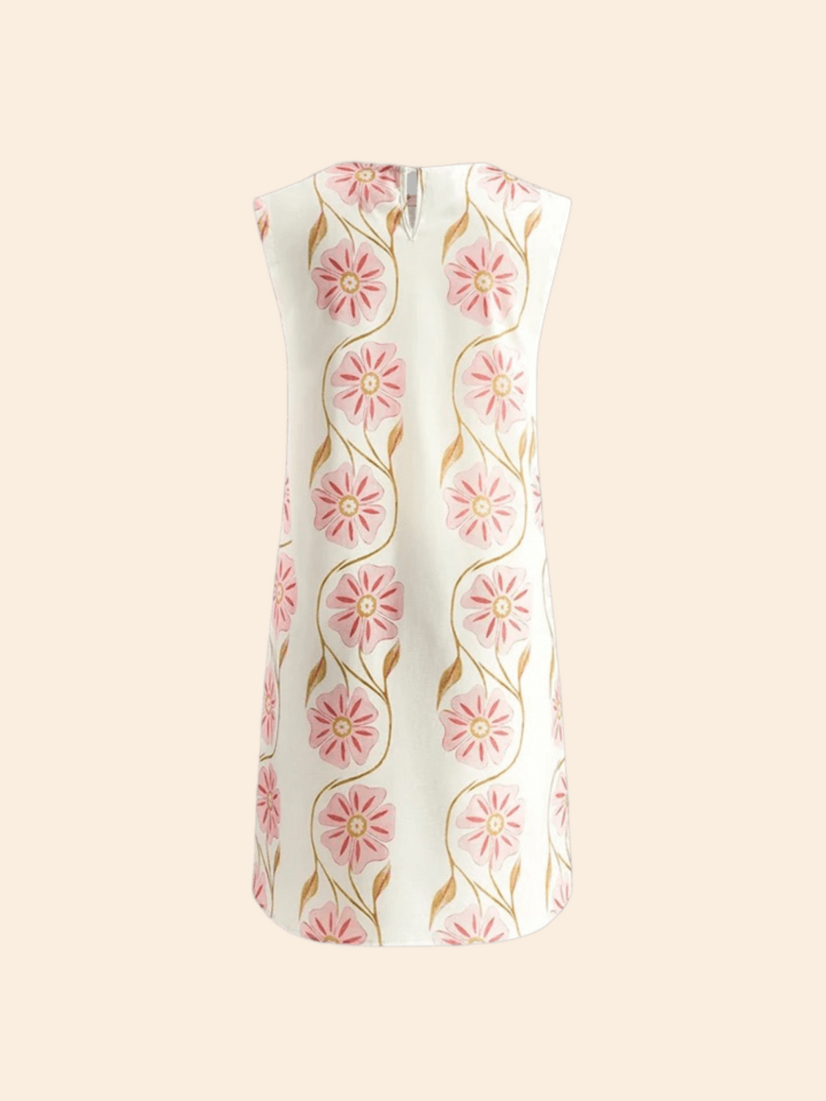 The Elodie Romantic-Print Sleeveless Short Dress