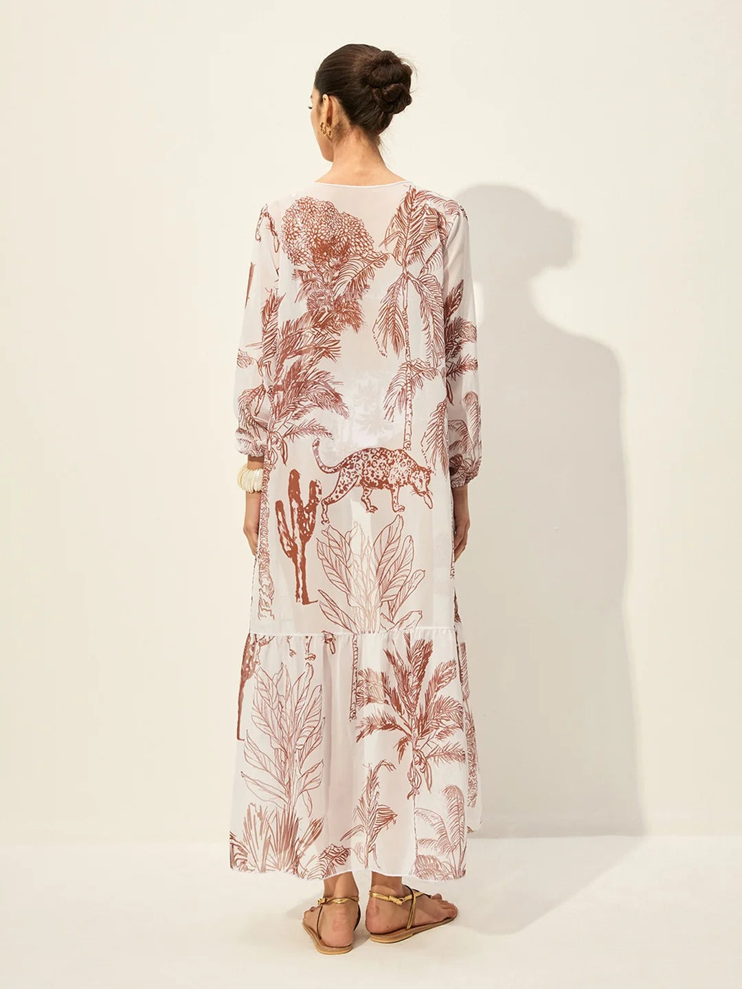 The Isla Floral-Print Cover-Up Skirt