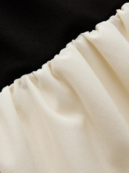 The Alora Contrast-Color Tube Maxi Dress