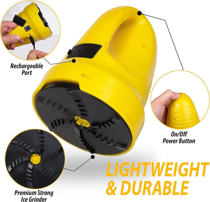 Electric Windshield Ice Scraper – USB Rechargeable Snow Remover