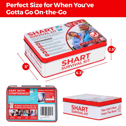The Ultimate Funny Shart Survival Kit – Hilarious Gag Gift Tin Box