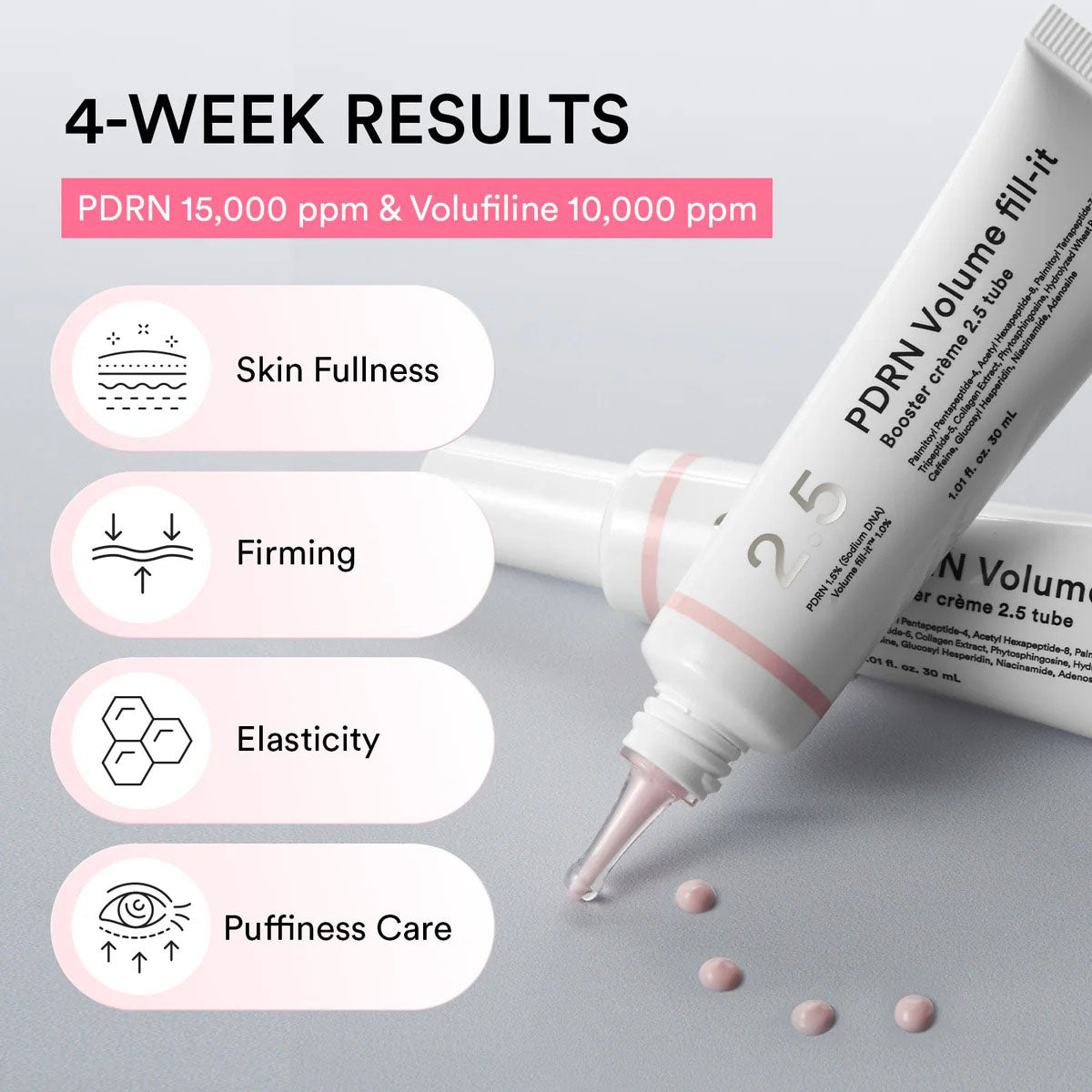 PDRN Volume Fill-It Booster Crème 2.5 Tube – Bounce, Plump & Repair