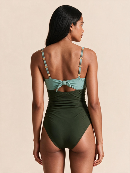 The Mare Colorblock Cutout One-Piece