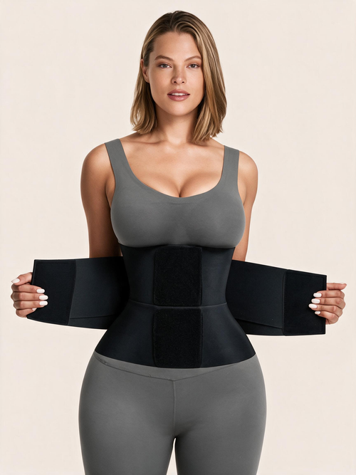 Triple Wrap Waist Cincher Belt – Adjustable Abdominal Shapewear