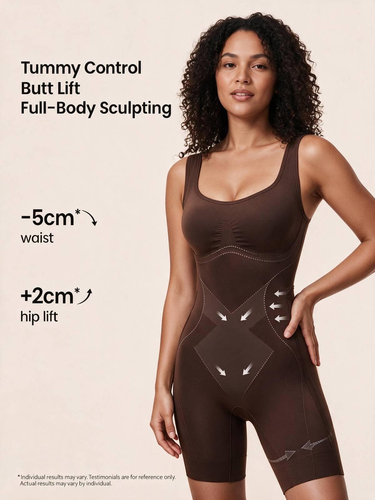 Easy-Off Tummy Control Bodysuit – Scrunch Back, Butt Lifting, Postpartum Shaper