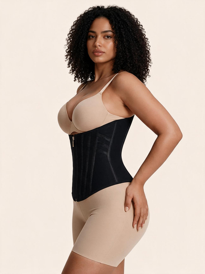 Women's Steel-Boned Waist Trainer – High Compression Hourglass Shaper