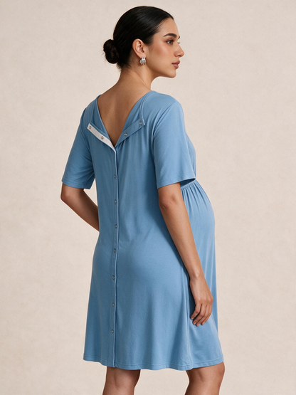 The Lune Maternity Nursing Dress