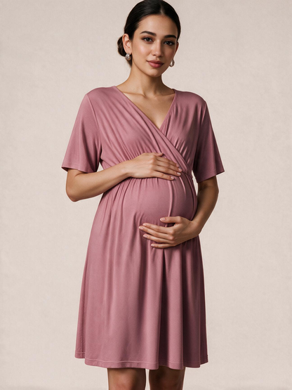 The Lune Maternity Nursing Dress
