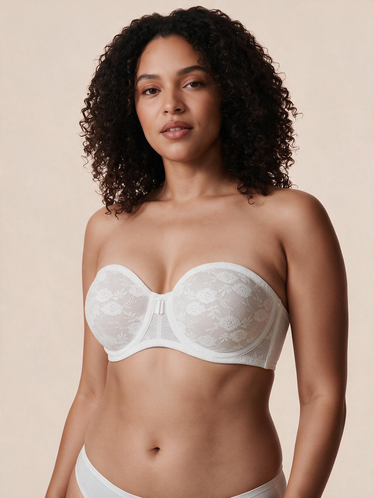 The Liora Non-Slip Strapless Lace Bra