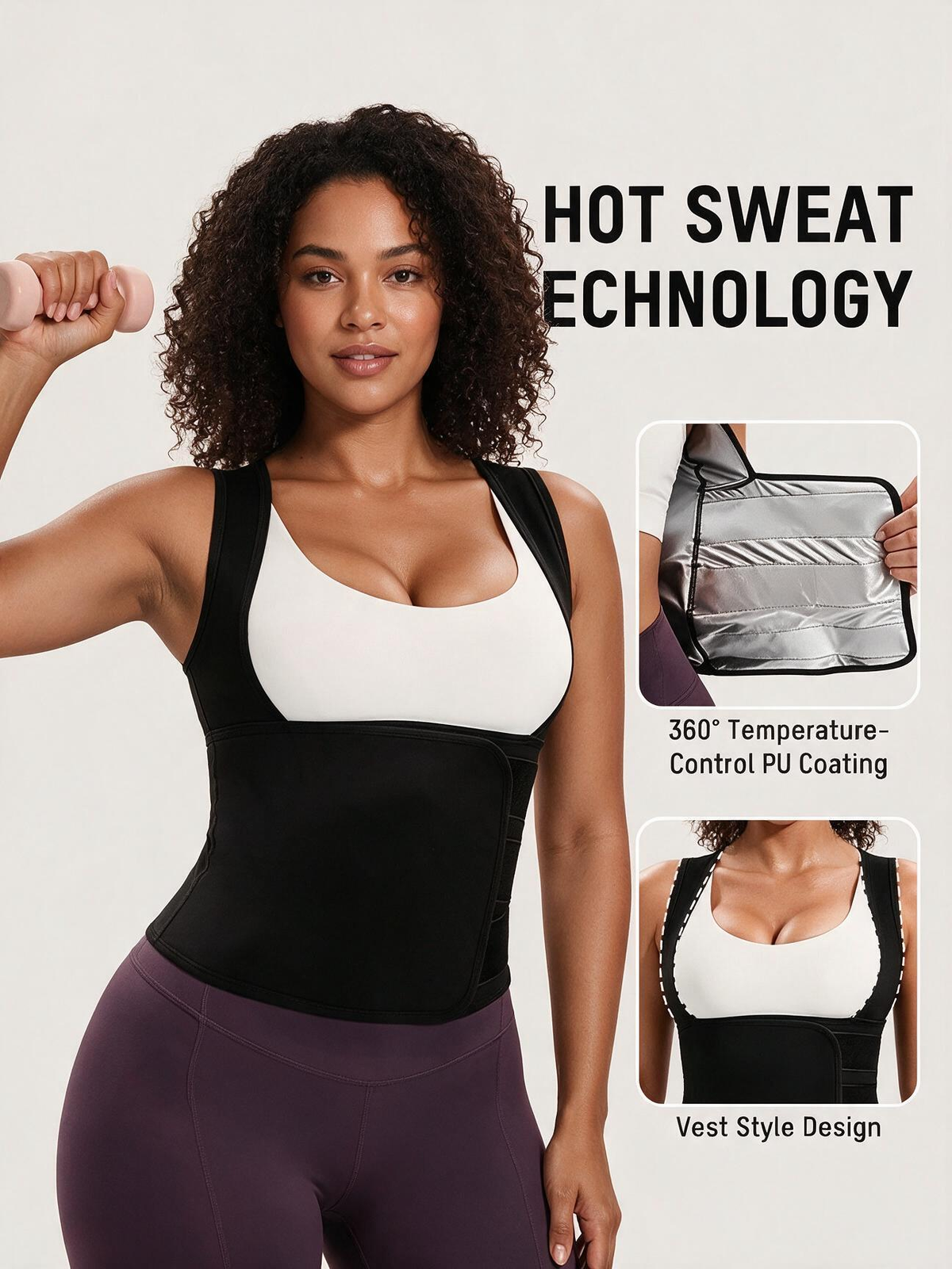 The Forma Adjustable Thermal Sculpt Vest