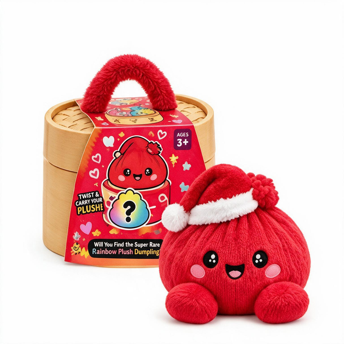 2026 Giant Dumpling Plush – Squishy Stress Toy (Christmas & Halloween Editions)