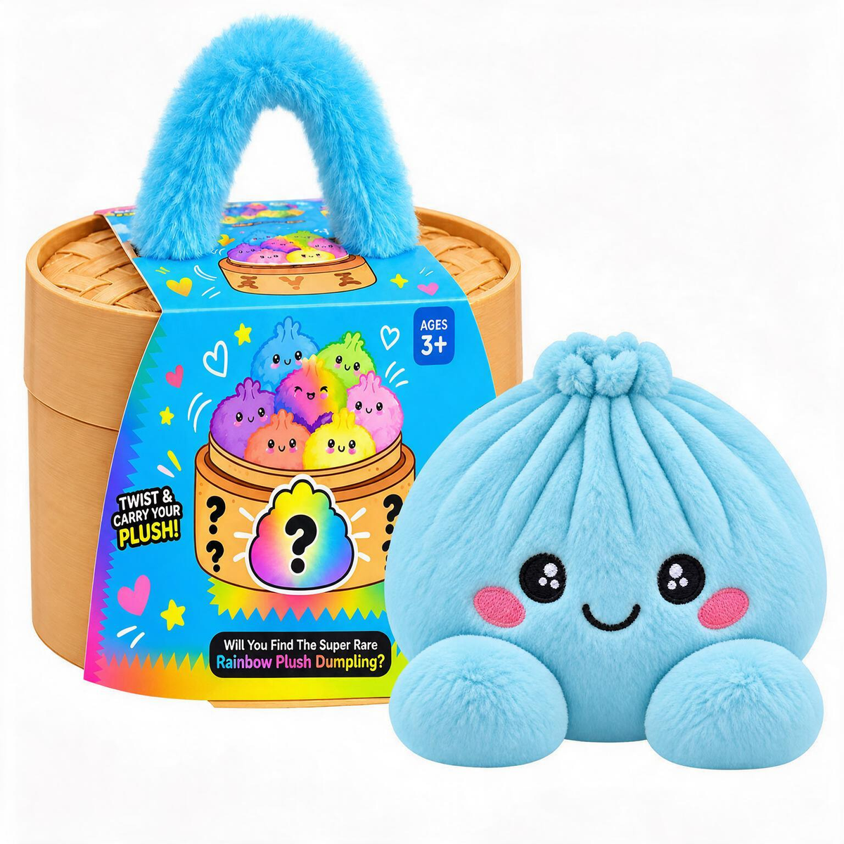 2026 Giant Dumpling Plush – Squishy Stress Toy (Christmas & Halloween Editions)
