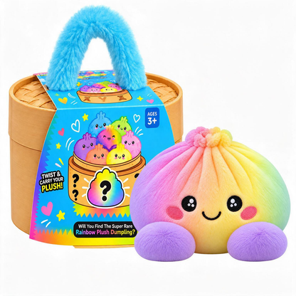 2026 Giant Dumpling Plush – Squishy Stress Toy (Christmas & Halloween Editions)