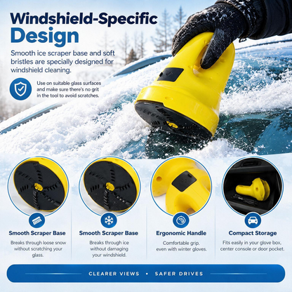 Electric Windshield Ice Scraper – USB Rechargeable Snow Remover