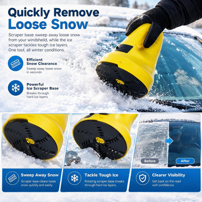 Electric Windshield Ice Scraper – USB Rechargeable Snow Remover