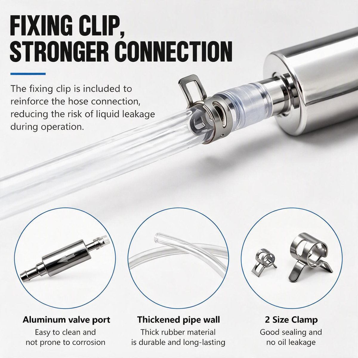 Universal Brake Bleeder Kit with One-Way Check Valve