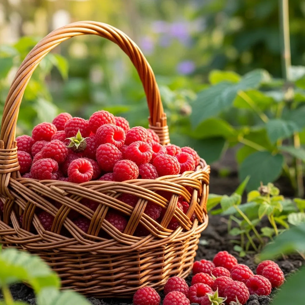 Rare Red Raspberry Plants Kit –Sweet Non-GMO Heirloom for Home Garden