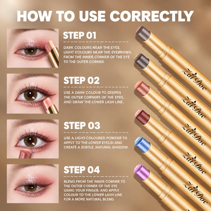 3-in-1 Waterproof Shimmer Eyeshadow Stick Set
