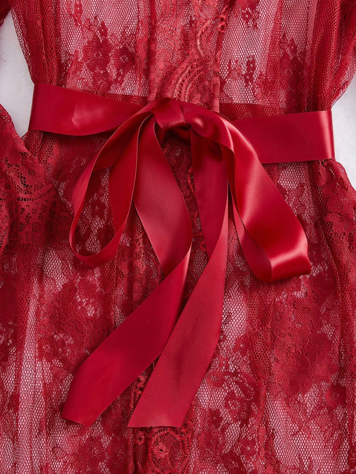 The Seraphine Lace Robe Set