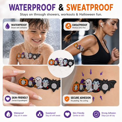 Halloween CGM Sensor Adhesive Patches – Waterproof & Cute Sensor Overlays